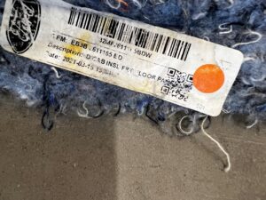 OSŁONA WYGŁUSZENIE WYCISZENIE PODŁOGI PRZÓD FORD RANGER MK5 V