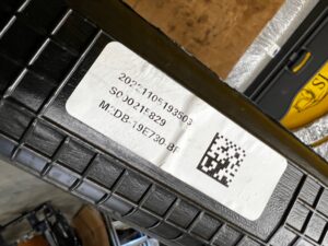 KANAŁ TUNEL NAWIEWU POWIETRZA WNĘTRZA DESKI KONSOLI FORD BRONCO 21-