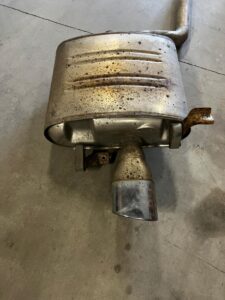 RURA WYDECHOWA TŁUMIK WYDECH KOŃCOWY BMW 5 E60 E61 N47 520d