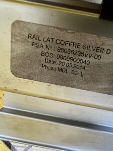 KOMPLET SZYNY BAGAŻNIKA LEWA PRAWA PEUGEOT 508 I RXH HYBRID4