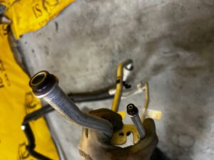 KOMPLET WĄŻ PRZEWÓD RURA RURKA KLIMATYZACJI TYŁ MERCEDES GL X166