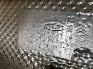 BLACHA OSŁONA TERMICZNA WYDECHU CITROEN C4 GRAND PICASSO II 1.6 THP