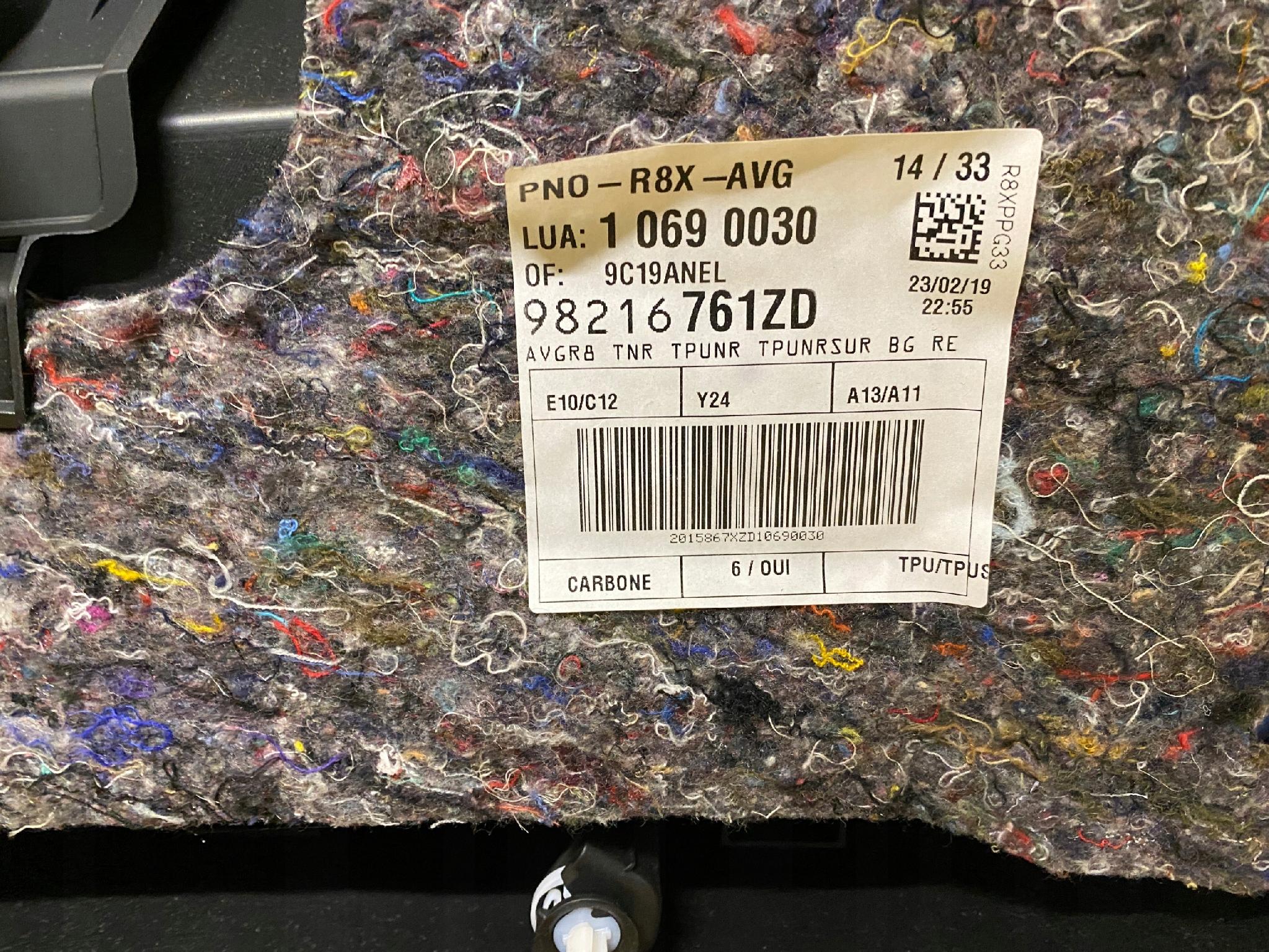 TAPICERKA DRZWI LEWY PRZÓD PEUGEOT 508 II GT LINE