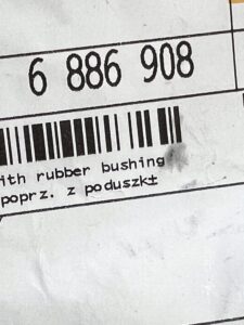 WAHACZ POPRZECZNY DOLNY PRZÓD PRZEDNI PRAWY BMW 8 G14 G15 G16 NOWY OEM