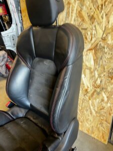 FOTEL LEWY PRZÓD AIRBAG SKÓRA ALCANTARA PORSCHE CAYENNE II 7P5 GTS