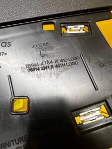 OSŁONA POSZYCIE SŁUPKA ŚRODKOWEGO B LEWA LEWE RENAULT CLIO V