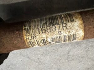 PÓŁOŚ PRZÓD LEWY LEWA KRÓTKA DACIA DUSTER II 2 1.0 TCE