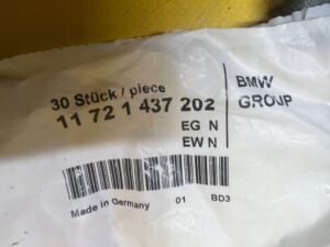 10 X NAKRĘTKA KOLEKTORA WYDECHOWEGO MIEDZIANA M7 BMW NOWA OEM