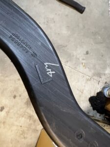 KANAŁ TUNEL NAWIEWU POWIETRZA DACHU PODSUFITKI LEWY MERCEDES GLS X166