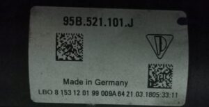 WAŁ NAPĘDOWY PORSCHE MACAN 95B 2.0 TFSI