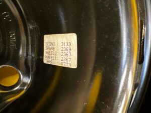 KOŁO ZAPASOWE DOJAZDOWE FELGA OPONA OPEL KARL 105/70 R14