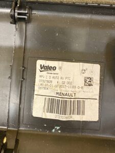 DMUCHANA NAGRZEWNICA KLIMATYZACJA RENAULT ESPACE V