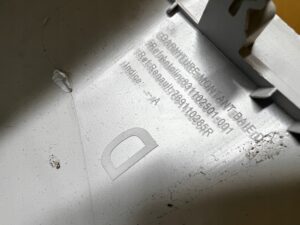 POSZYCIE OSŁONA OBUDOWA SŁUPKA PRZÓD A PRAWY RENAULT MEGANE IV