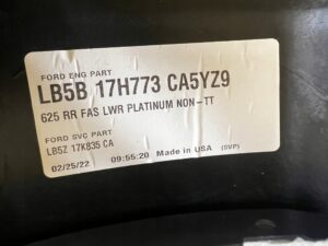 DOKŁADKA DOLNA ZDERZAKA TYŁ XLT PLATINUM FORD EXPLORER VI MK6 NOWA OEM