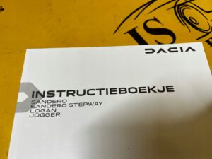 ETUI KSIĄŻKA INSTRUKCJA OBSŁUGI BELGIA DACIA SANDERO STEPWAY III 2023R