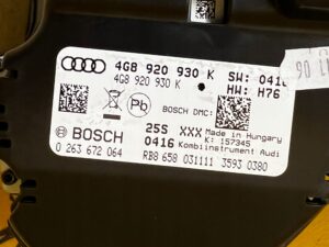 ZEGARY LICZNIK PRĘDKOŚCIOMIERZ EUROPA AUDI S7 4G 4G0 2011-14