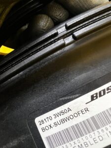 GŁOŚNIK SUBWOOFER BOSE RENAULT KOLEOS II MEGANE IV