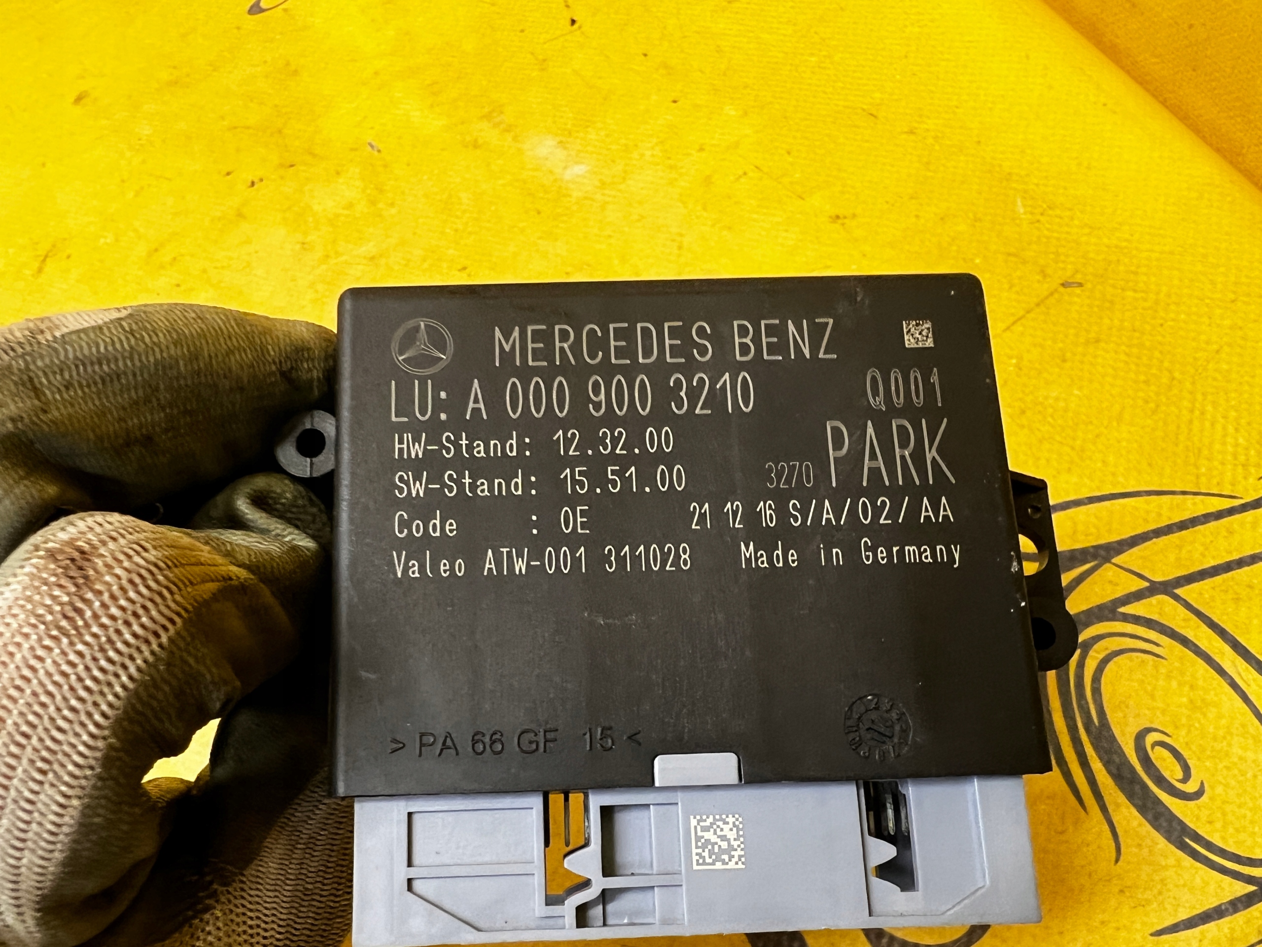 MODUŁ STEROWNIK PDC CZUJNIKÓW PARKOWANIA MERCEDES GLS X166