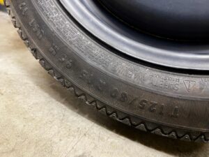 KOŁO ZAPASOWE DOJAZDOWE FELGA OPONA PEUGEOT 207 125/80 R15