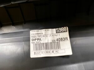 BOCZEK TAPICERKA DRZWI TYŁ LEWY DACIA JOGGER 2022R