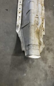 BLACHA OSŁONA TERMICZNA WYDECHU DACIA SANDERO III 1.0 TCE