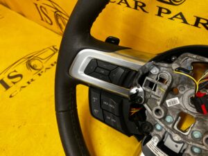 KIEROWNICA SKÓRA MULTIFUNKCJA MANETKI ŁOPATKI FORD MUSTANG VI USA