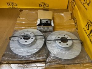 KPL TARCZE KLOCKI HAMULCOWE PRZÓD BMW 7 E65 745d 760i ALPINA B7 NOWE OEM
