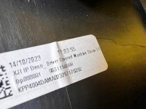 DEKOR TAPICERKA DESKI RAMKA KRATKI NAWIEWU LEWY LISTWA DACIA SANDERO III