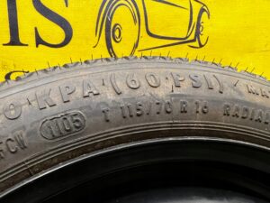 KOŁO ZAPASOWE DOJAZDOWE FELGA OPONA OPEL ASTRA H 115/70 R16