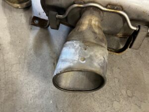 RURA WYDECHOWA TŁUMIK WYDECH KOŃCOWY BMW 5 E60 E61 N47 520d