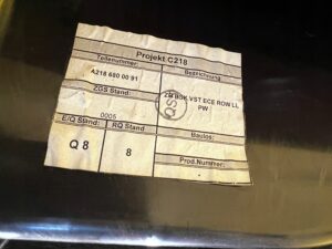 SCHOWEK PASAŻERA DESKI KONSOLI PRAWY MERCEDES CLS W218 EU