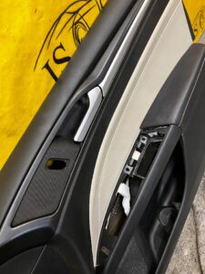 BOCZEK TAPICERKA DRZWI PRAWY PRZÓD TITANIUM SKÓRA LED FORD FUSION LIFT USA