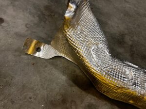 BLACHA OSŁONA TERMICZNA VOLKSWAGEN GOLF VIII AUDI A3 8Y