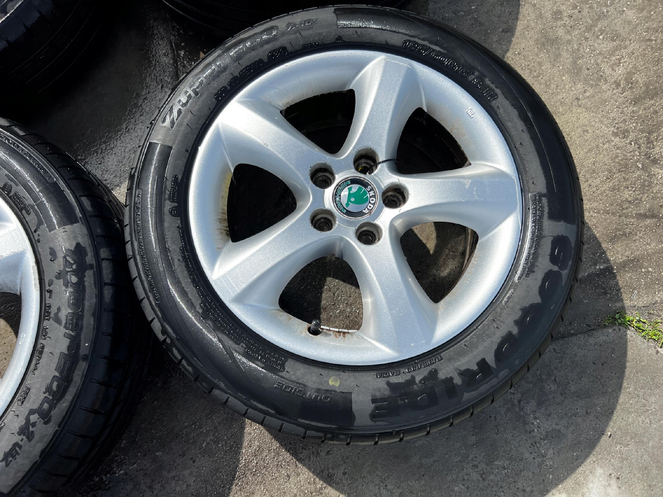 KOŁA FELGI OPONY LETNIE SKODA FABIA II 185/60 R15