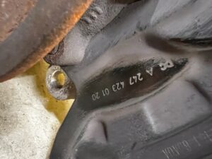 ZWROTNICA LEWY TYŁ MERCEDES A KLASA A45 S AMG W177 OM 139 4MATIC