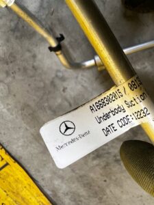 KOMPLET WĄŻ PRZEWÓD RURA RURKA KLIMATYZACJI TYŁ MERCEDES GL X166