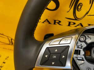 KIEROWNICA SKÓRA MULTIFUNKCJA MANETKI ŁOPATKI GRZANA MERCEDES GL X166