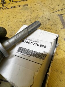 ŚRUBA REGULACJI WAHACZA MIMOŚRODOWA TYŁ BMW X5 E70 F15 X6 E71 F16 NOWA OEM