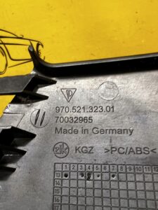 OSŁONA ZAŚLEPKA FOTELA PRZÓD LEWY PORSCHE PANAMERA 970 I LIFT