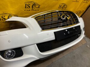 ZDERZAK PRZÓD PRZEDNI 4 X PDC SPRYSKIWACZE INFINITI Q70 M35h BIAŁA PERŁA