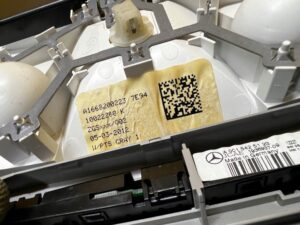 LAMPKA OŚWIETLENIE PODSUFITKI TYŁ MERCEDES GL X166 GRAY