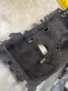 KOMPLET WYKŁADZINA DYWAN WNĘTRZA PODŁOGI PORSCHE PANAMERA 970 I LIFT LHD