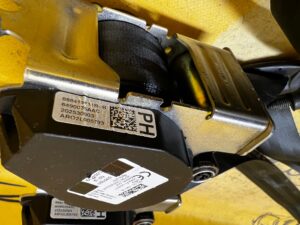 WYSTRZELONE PASY BEZPIECZEŃSTWA KOMPLET PRZÓD TYŁ DACIA SANDERO 2023 III 3