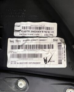 BOCZEK TAPICERKA DRZWI PRAWY PRZÓD TITANIUM SKÓRA LED FORD FUSION LIFT USA