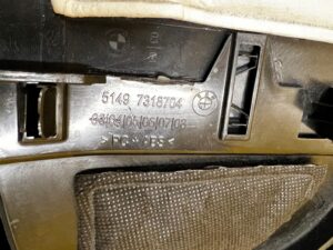 POSZYCIE TAPICERKA KLAPY TYŁ BAGAŻNIKA BMW X6 F16