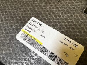 WYKŁADZINA MATA PŁYTA BAGAŻNIKA PRZÓD MERCEDES GL X166