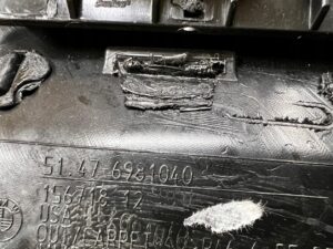 TAPICERKA BOCZEK BAGAŻNIKA TYŁ PRAWY PRAWA BMW X6 E71