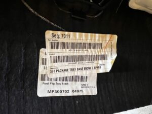 PÓŁKA TYŁ TYLNA BAGAŻNIKA CZARNA FORD FUSION LIFT USA MONDEO MK5