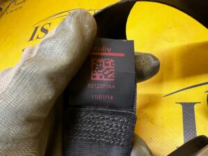 WYSTRZELONY PAS BEZPIECZEŃSTWA PRZÓD LEWY PEUGEOT 308 II T9 EU