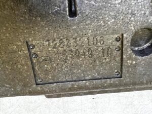 PIANKA WYGŁUSZENIE STYROPIAN STELAŻ FOTELA KANAPY TYŁ BMW X6 F16